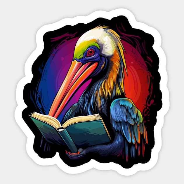 Pelican Reads Book Sticker by JH Mart